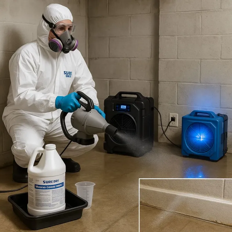 Sanitization and Odor Removal process in Hood County, TX