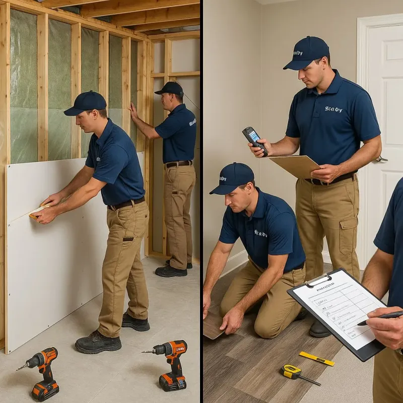 Repairs and Reconstruction process in Hood County, TX
